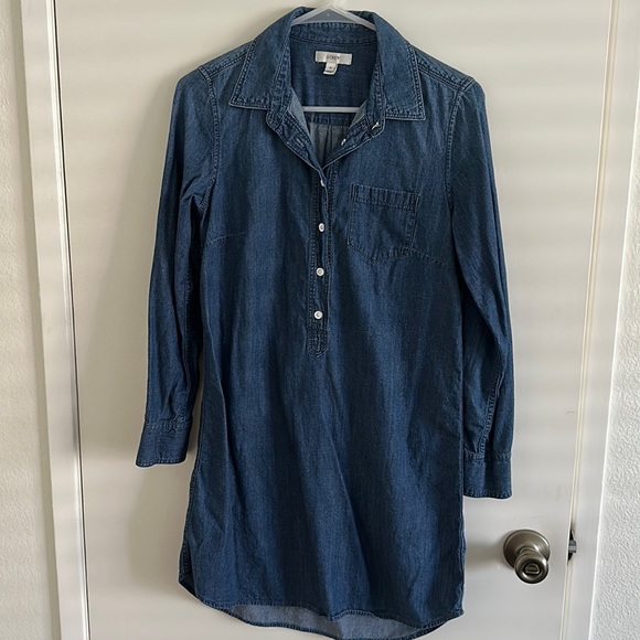 J. Crew Denim Dress - Picture 1 of 4